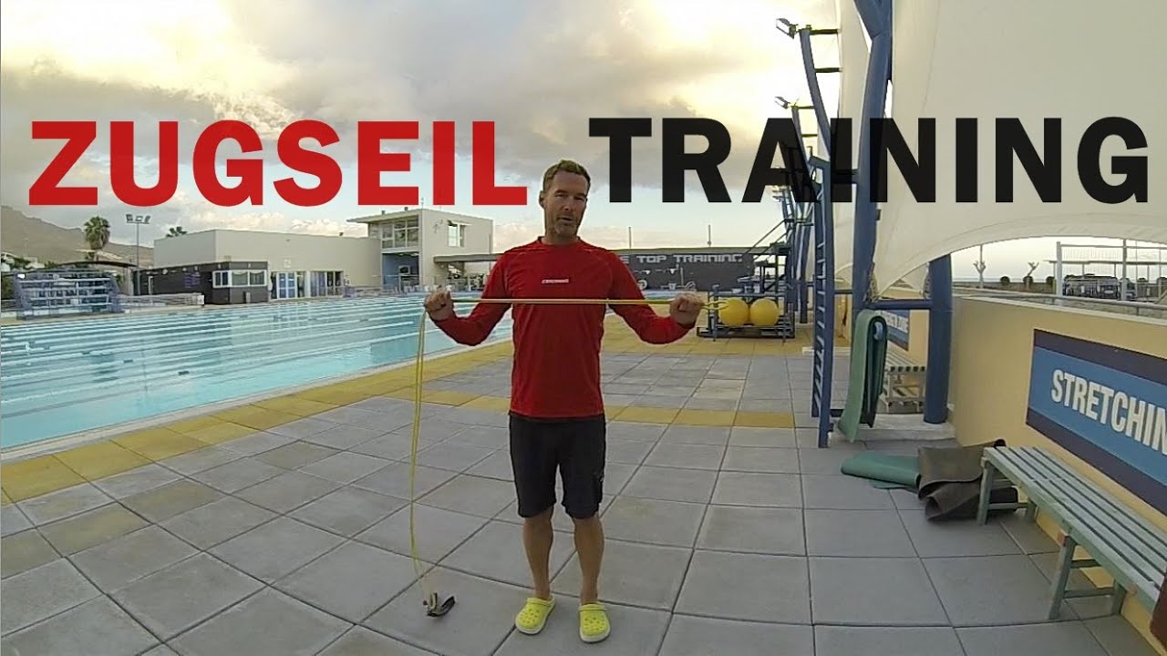 Schwimmen und Triathlon: Training mit dem Zugseil