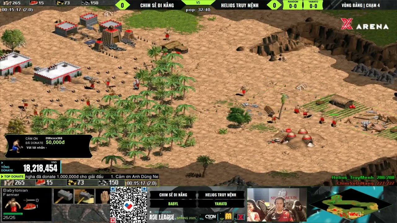 Chim Sẻ Đi Nắng vs Truy Mệnh | Vòng 3 | AoE Spring League 2025 #aoe #chimsedinang