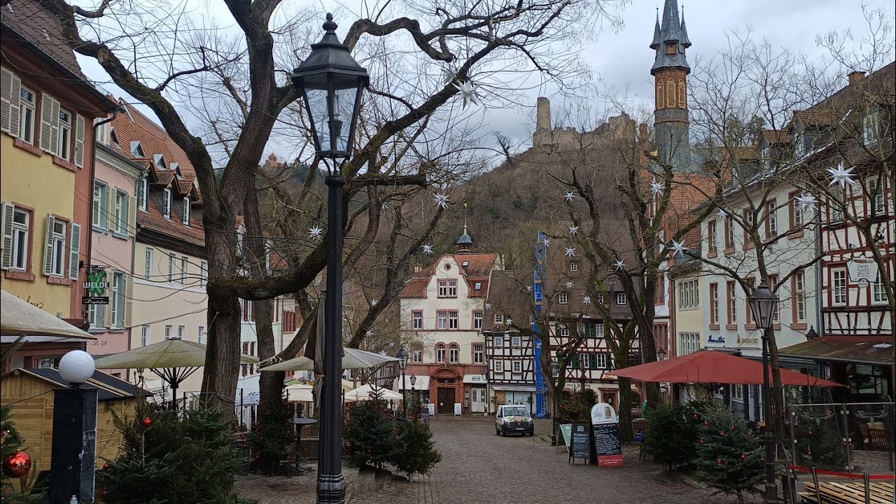 Вайнхайм - город трёх замков.Weinheim - the city of three castles.#видеограф #europe 