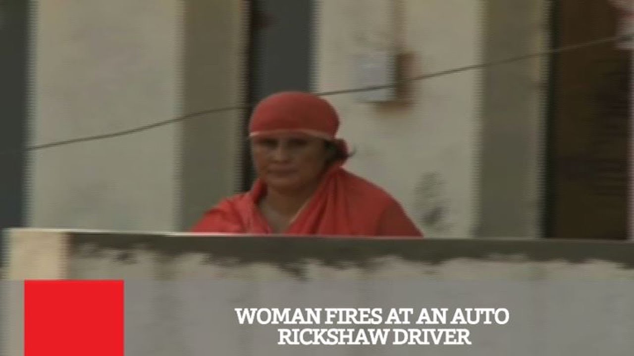 Woman Fires At An Auto Rickshaw Driver