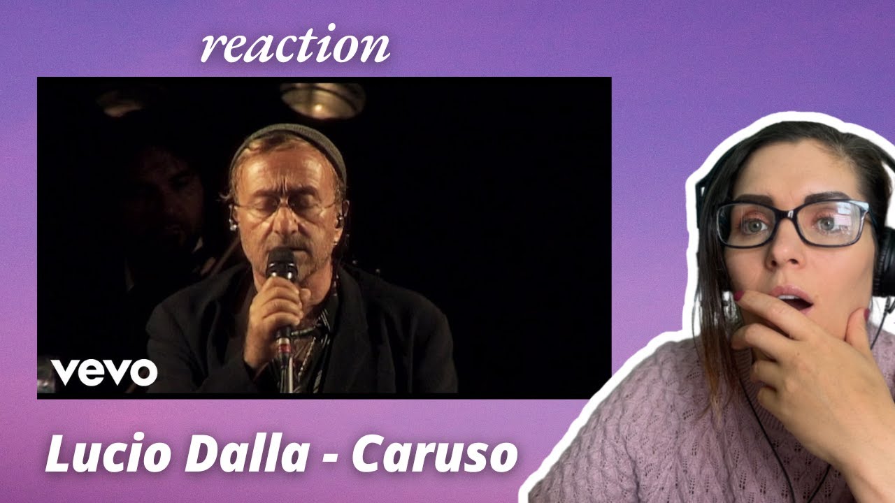 Lucio Dalla - Caruso (Video Live) | First Time Music Reaction |