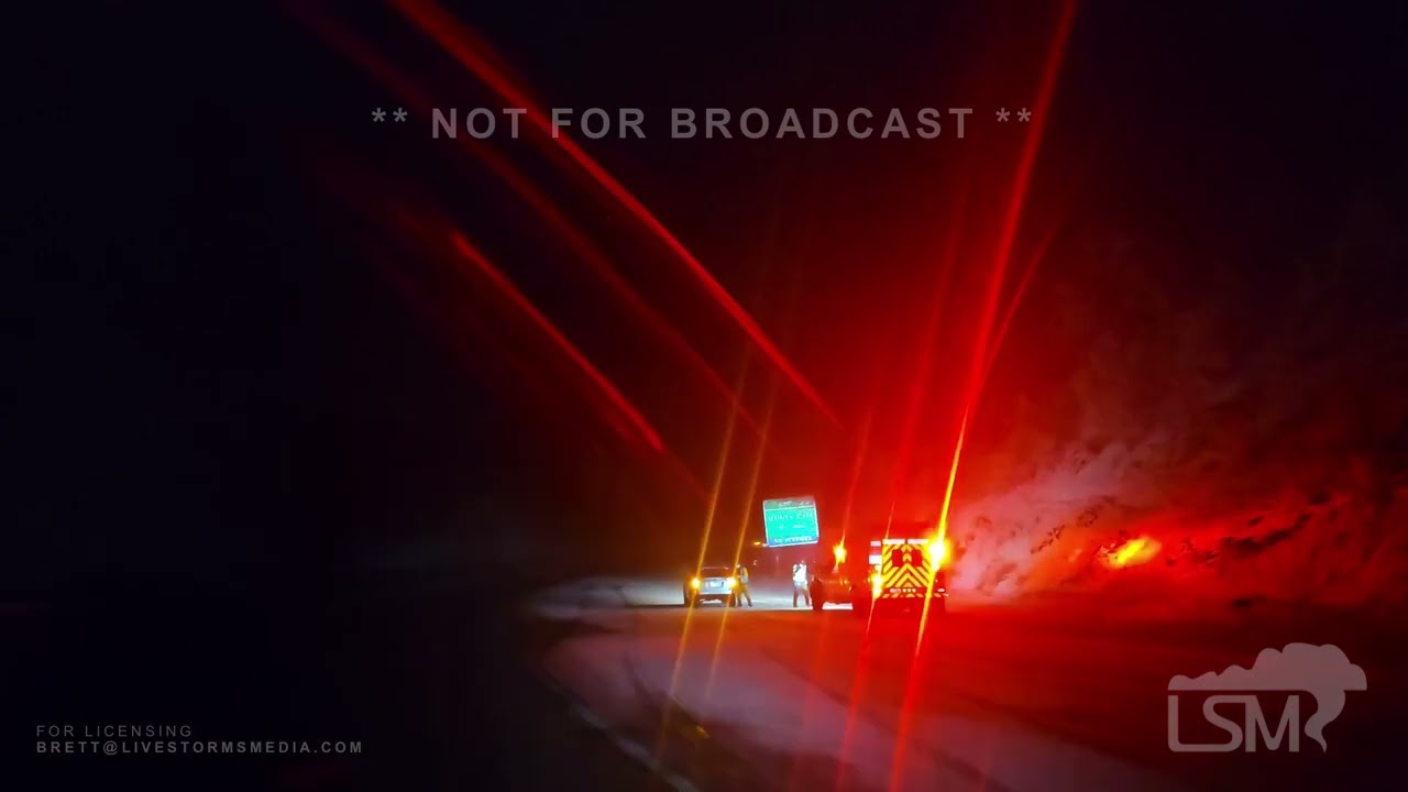 11-27-2024 Salt Lake City, Utah - Snow Causes Pre Thanksgiving Travel Issues on i-80 - Plows