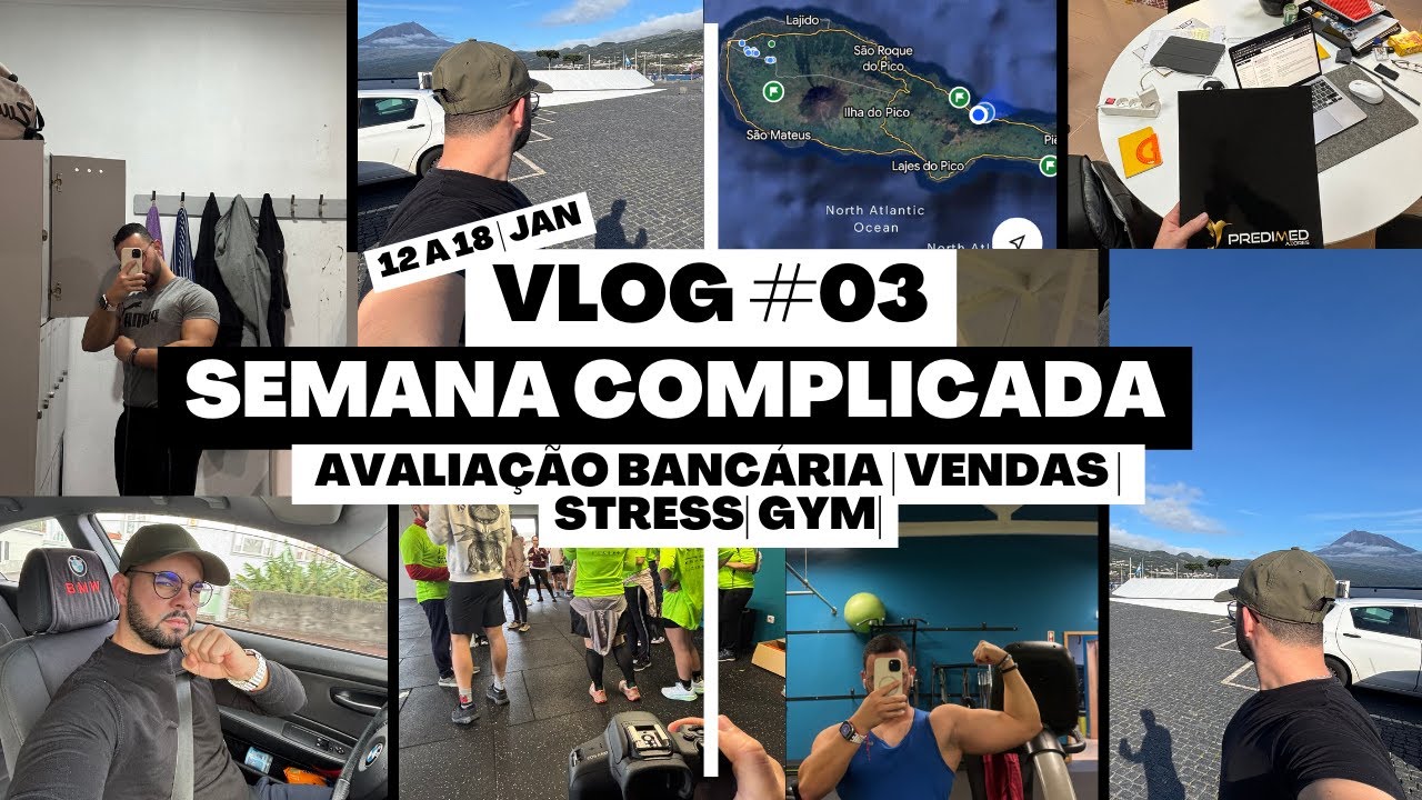 Semana Complicada 😵‍💫 | Avaliação Bancária, Vendas e Stress no Gym | VLOG #03