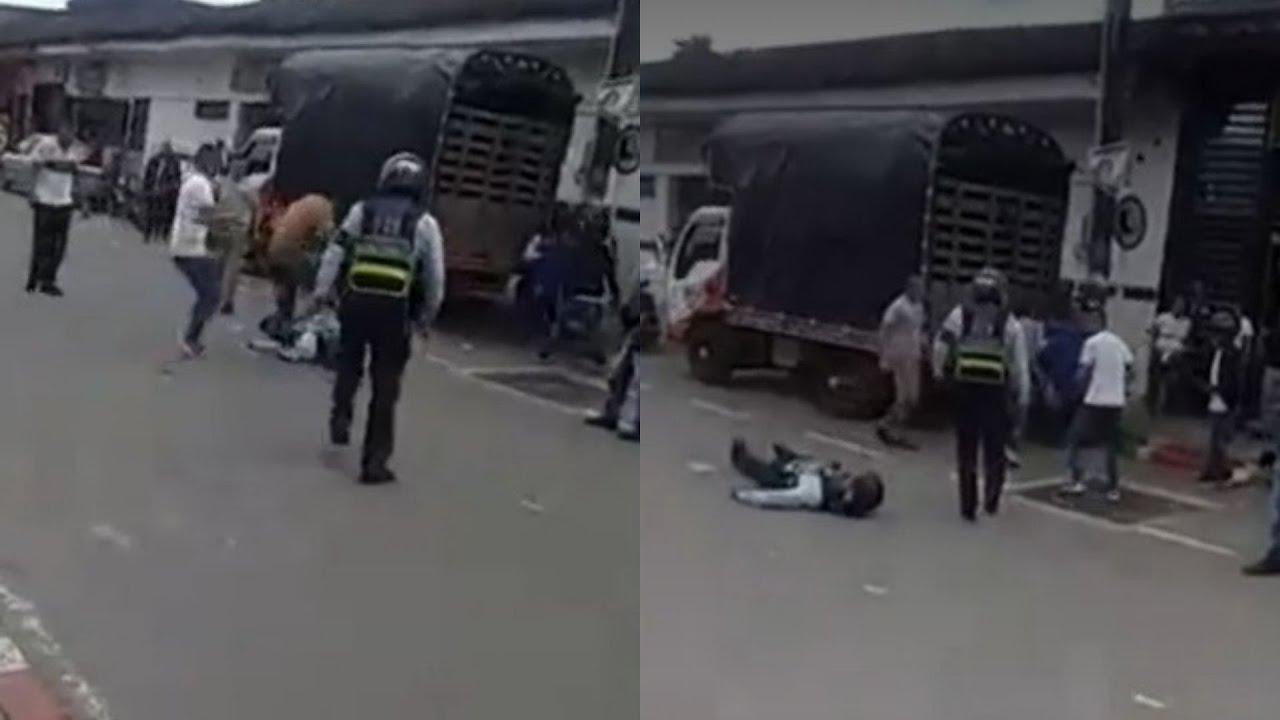Brutal agresi&oacute;n sufrieron guardas de tr&aacute;nsito en Piendam&oacute;
