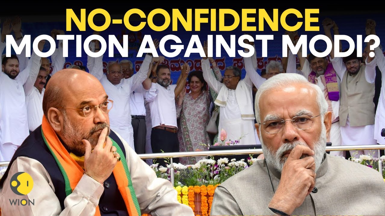 Opposition moves no-confidence motion against Modi government | WION LIVE