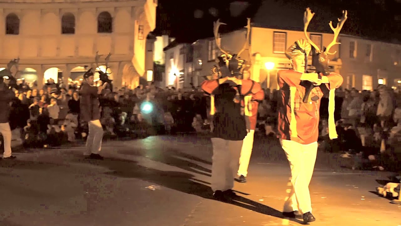 Thaxted Morris Weekend 31st May 2014 - The rather eerie horn dance