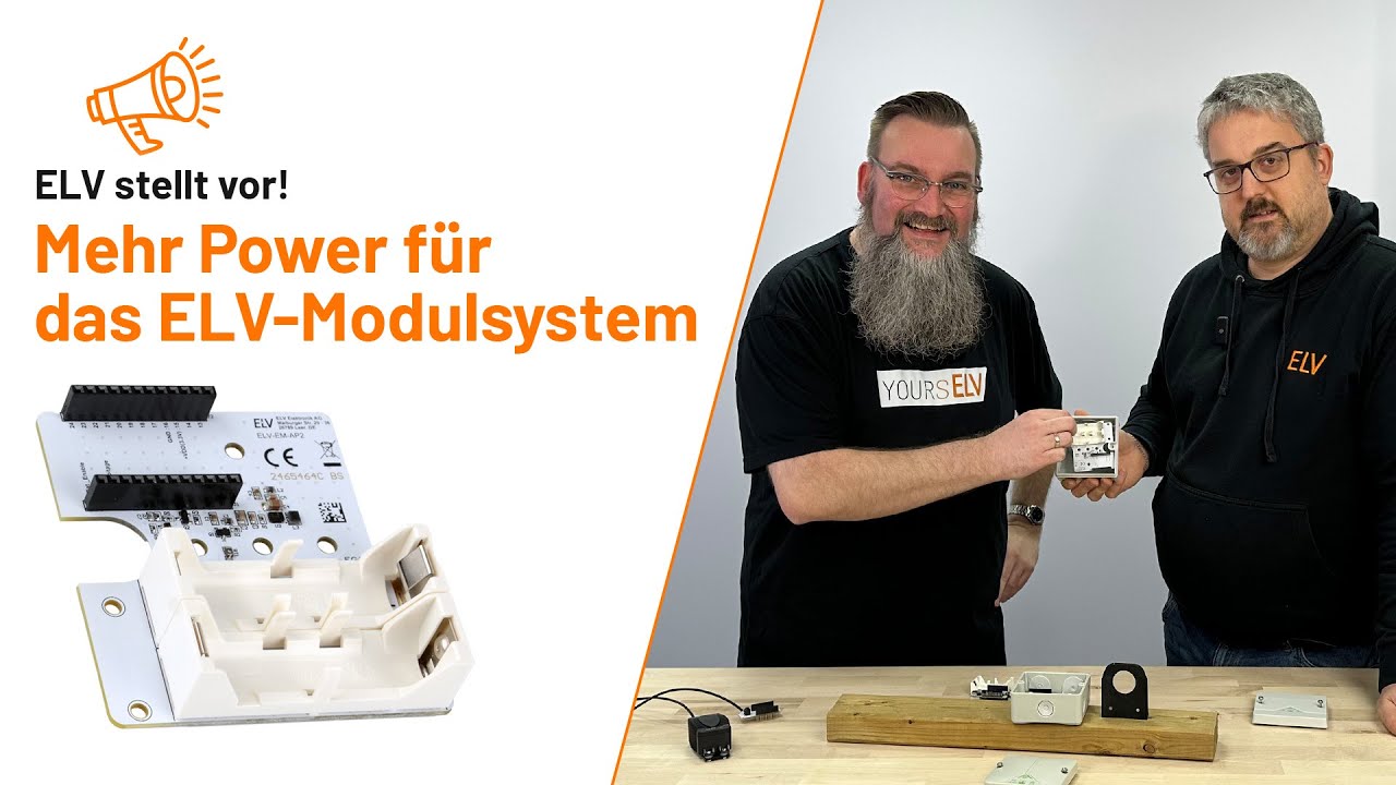 Mehr Power f&uuml;r das ELV-Modulsystem mit dem ELV-EM-AP2 - ELV stellt vor!