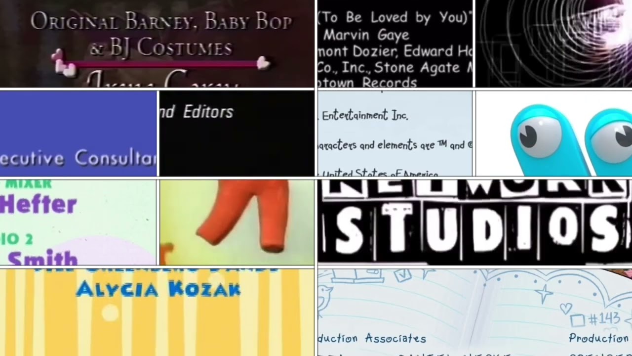 ❤️ Barney, BITBC, BC, BR, BITN, CL, DCSHG, HOI, JBMS, Kindergarten, PB&J, SS, SF Credits Remix  ❤️
