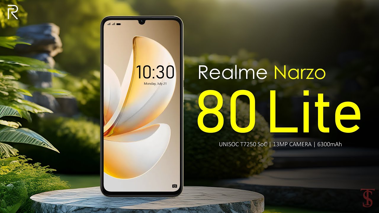 Realme Narzo 80 Lite Price, Official Look, Design, Specifications, Camera, Features | #realme