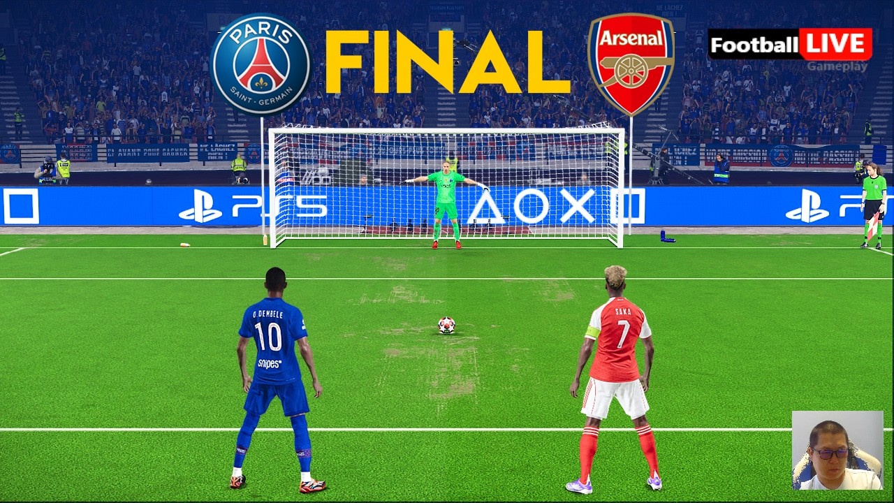 PSG vs ARSENAL - Penalty Shootout - Final UEFA Champions League 2026 | Simulation PES