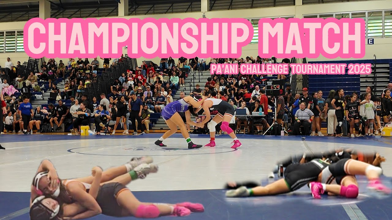 Girls Wrestling: Pā'ani Challenge 2025 Hawaii Tournament | 1st Varsity Tournament #freshman 