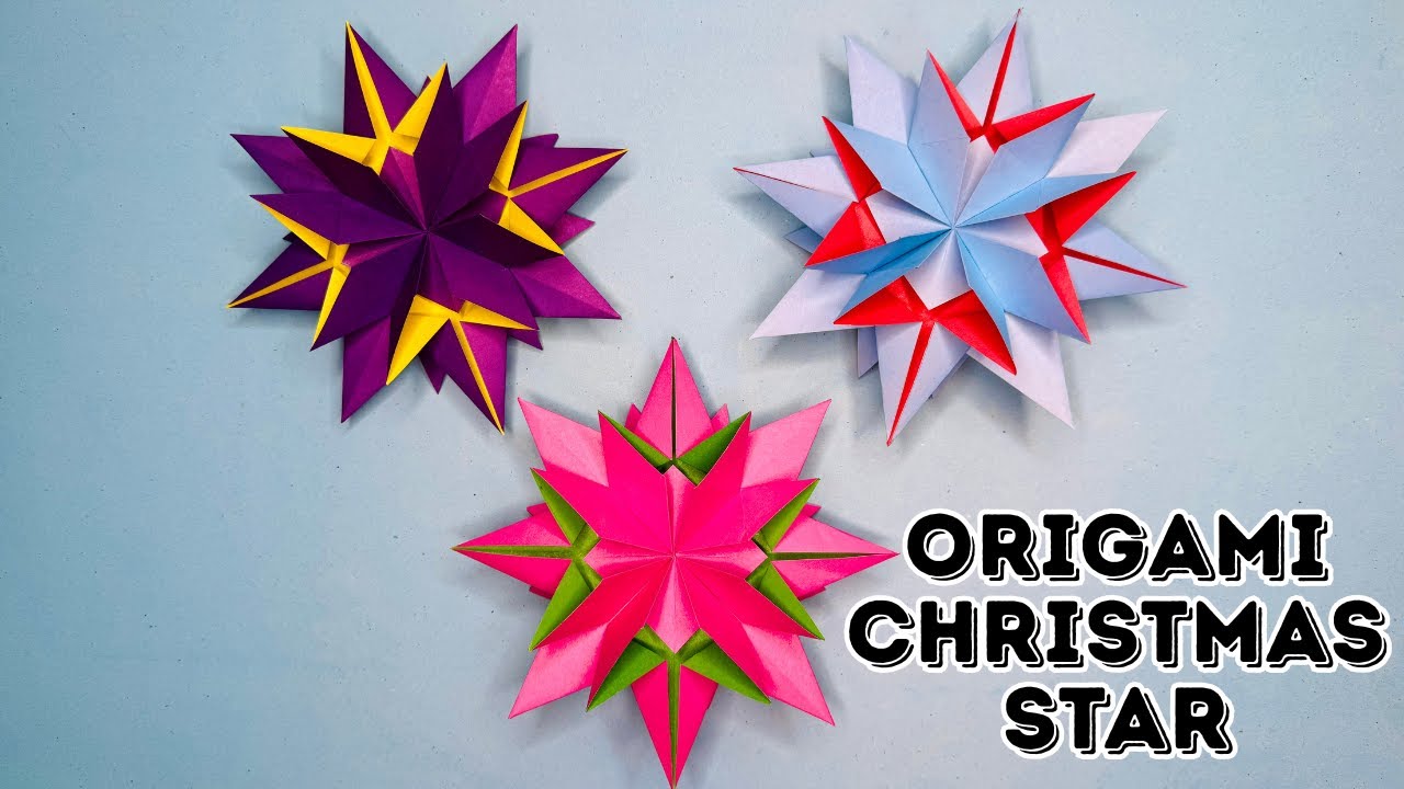 Origami Christmas Star | Christmas Crafts