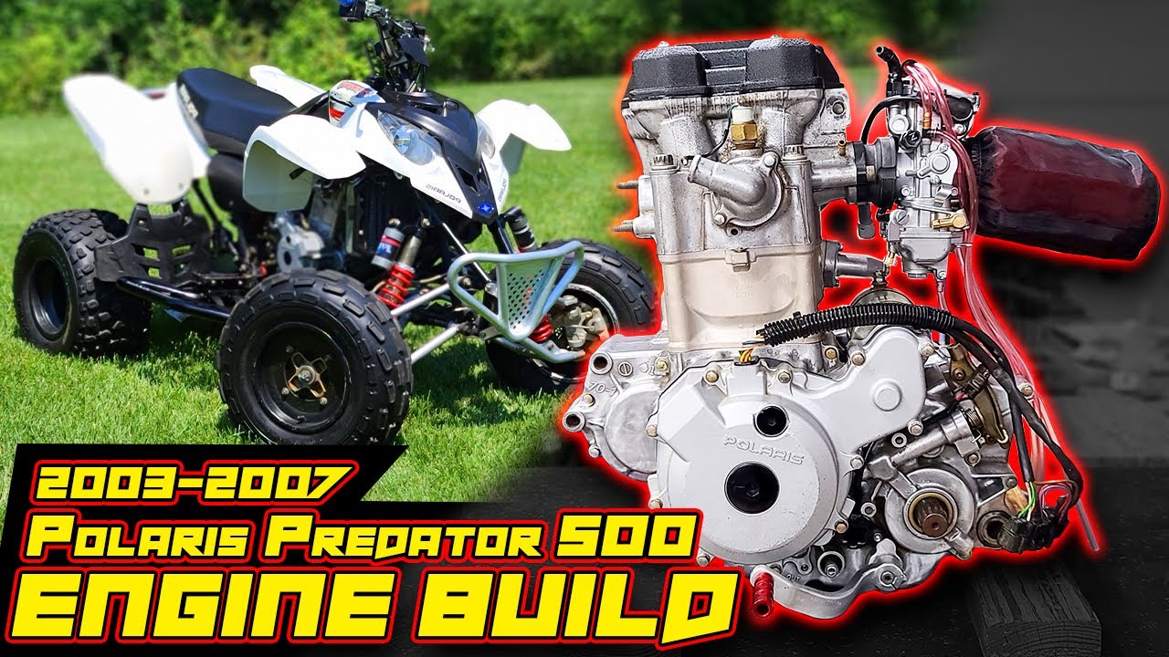 How to Build a Polaris Predator 500 Engine | 2003 - 2007 Full Build Step by Step