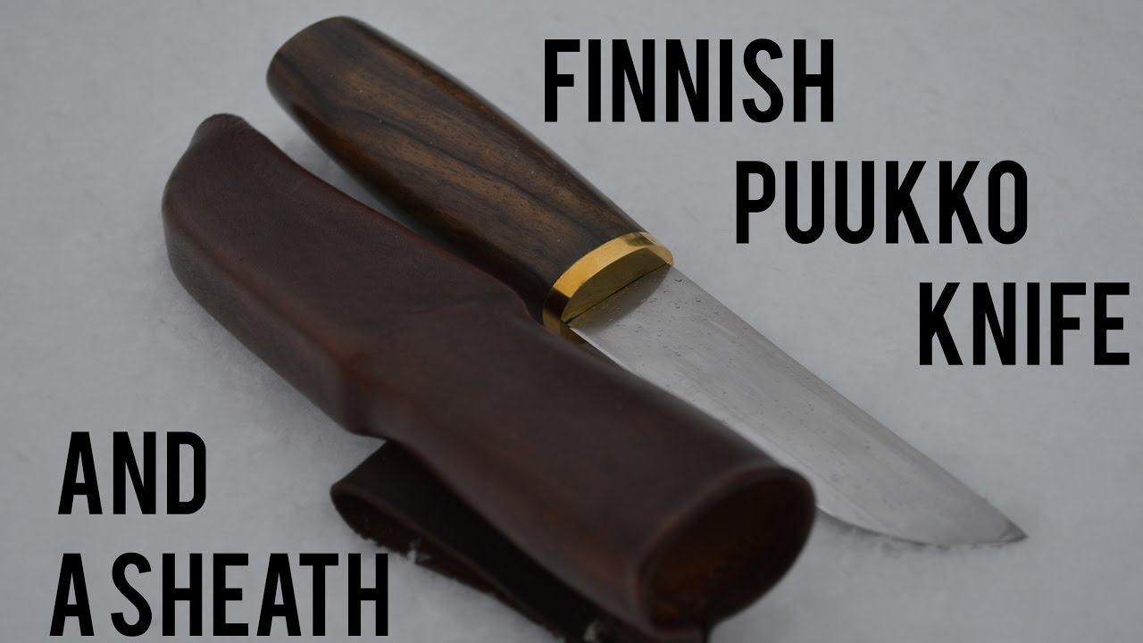 Making A Finnish Puukko And Sheath