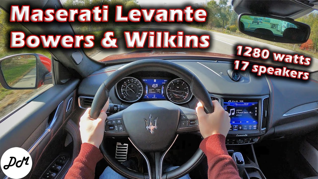 2020 Maserati Levante Trofeo – Bowers & Wilkins Sound System Test