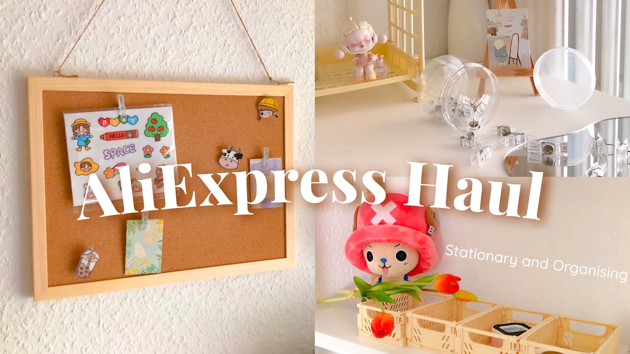 AliExpress haul 2024: stationery & Organizer 🌷 | quiet living