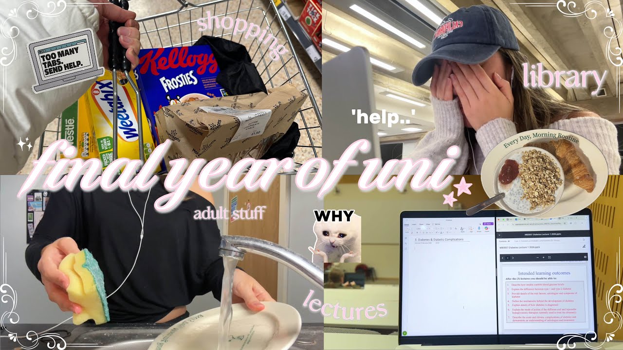 uni final boss 📖📎 week in my life as a final year uni student