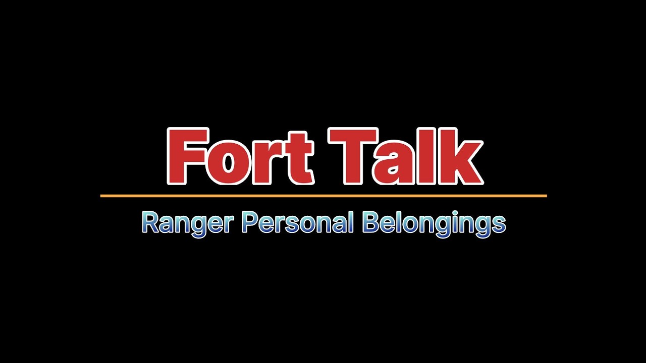 Ranger Personal Items