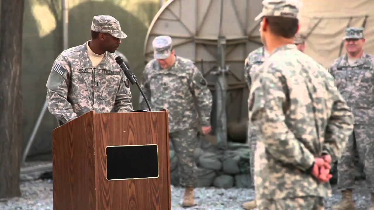 Enduring Freedom:  1LT Brandon Sanders