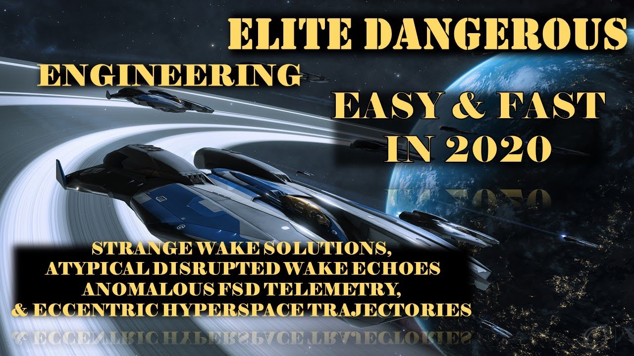 Elite Dangerous: странные решения для кильватерного следа, кильватерные эхо, телеметрия FSD и мно...