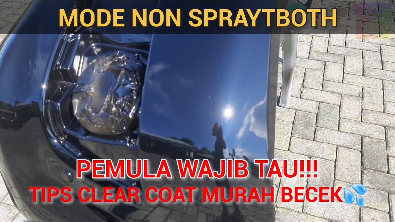 CARA CLEAR COAT LANGSUNG BASAH | BELAJAR PENGECATAN #bangmunpaintjob #clearcoatrepair