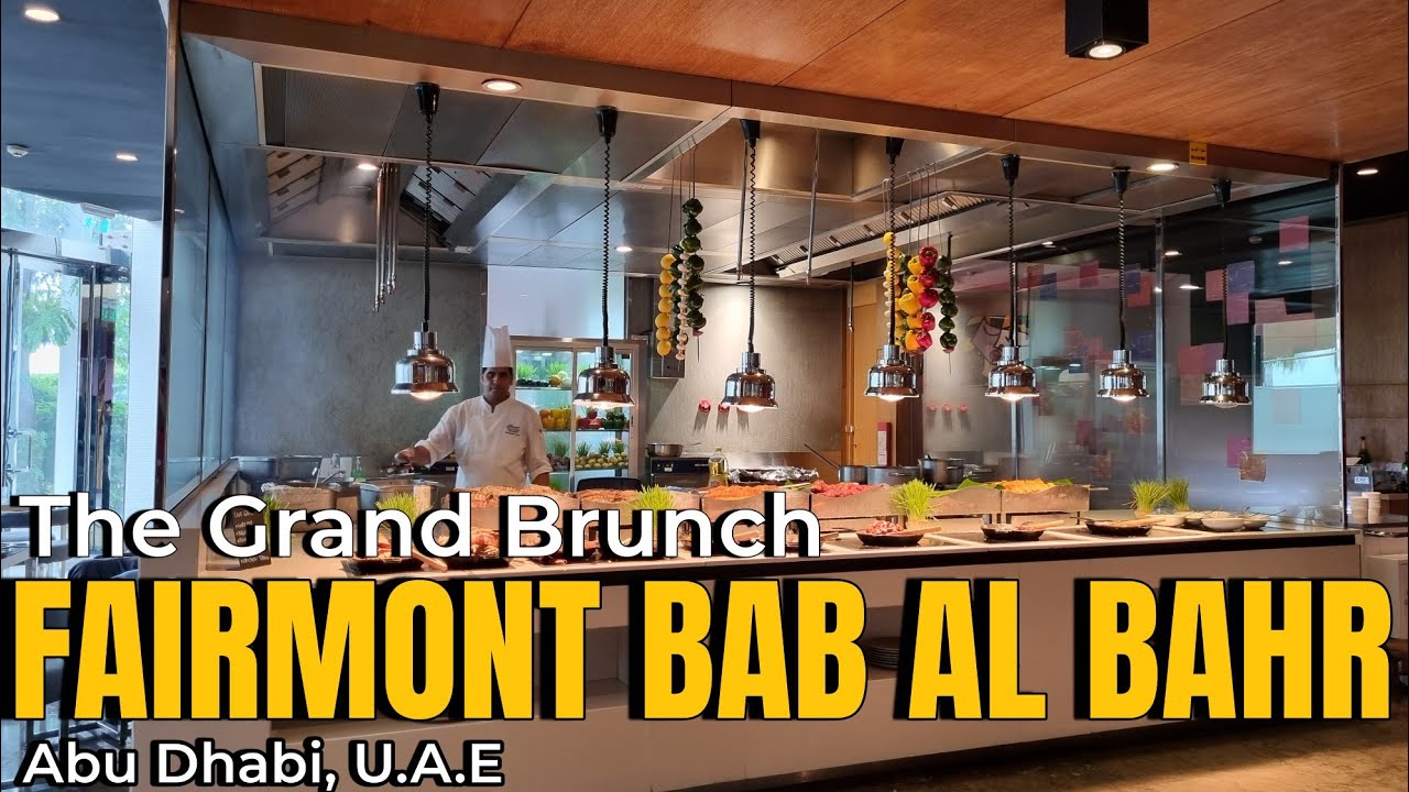 🔴Fairmont Bab Al Bahr Abu Dhabi The Grand Brunch What's On Awards 2024 Highly Commended🇦🇪