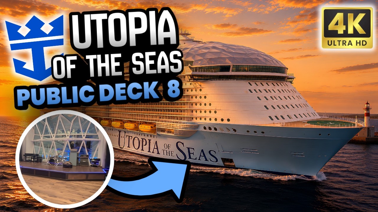 Utopia Of The Seas Public Deck 8 | Tall Man's Cruise Adventures