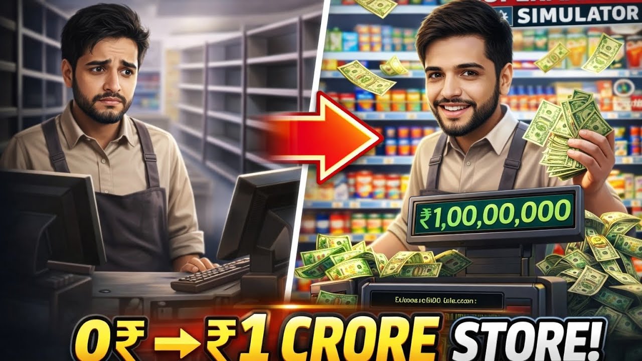 Me Open My Own Grocery Store  | Supermarket Simulator | Part 1