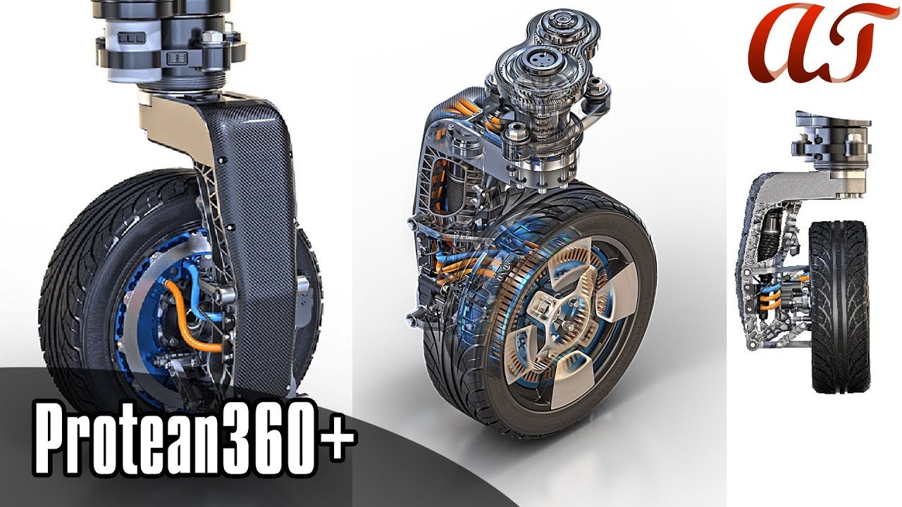 Protean Electric develops 360 degree steering wheel concept * A&T Design