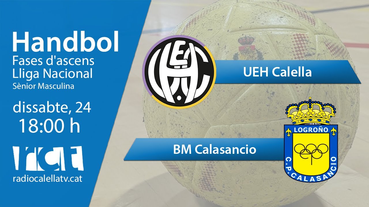 Handbol: UEH Calella - BM Calasancio