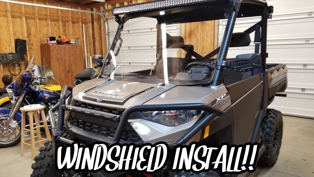 Polaris Ranger XP 1000 | Установка лобового стекла