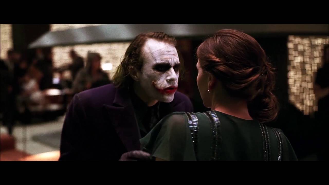 The Dark Knight | You Know How I Got These Scares?  Maggie Gyllenhaal & Heath Ledger