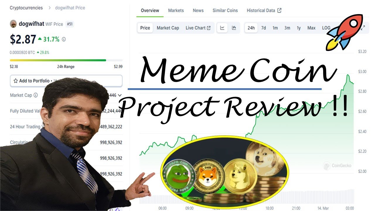 #4 | Top 50 Meme Coins | Dog Wif Hat