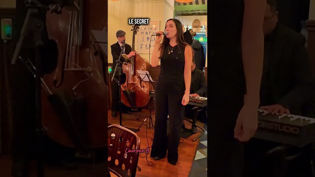Hier soir, je chantais accompagnée d'un groupe de jazz. Voici Le secret. #Concert #live #Lesecret