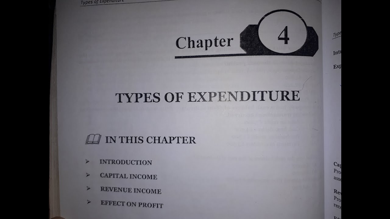 Types Of Expenditure FA1 FIA ACCA lecture in Urdu/Hindi