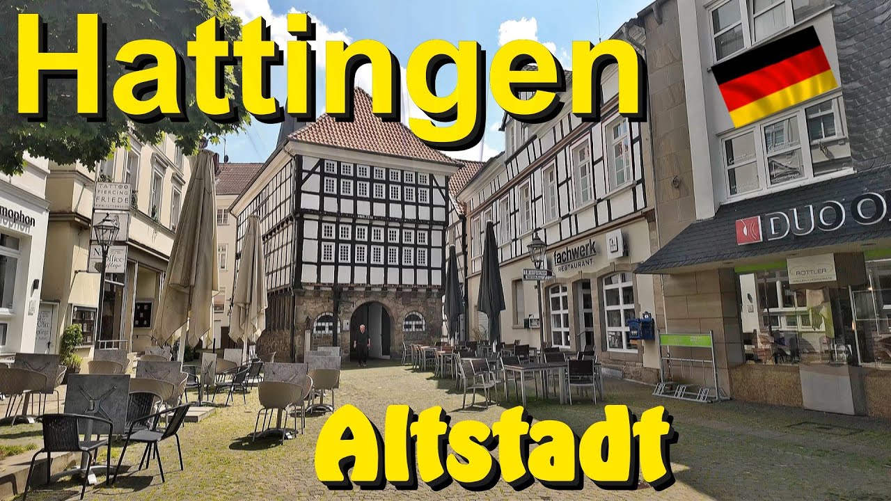 Hattingen - 👍Historische Altstadt Hattingen🏡 Ein kleiner Lauf durch die Stadt Germany City Walk