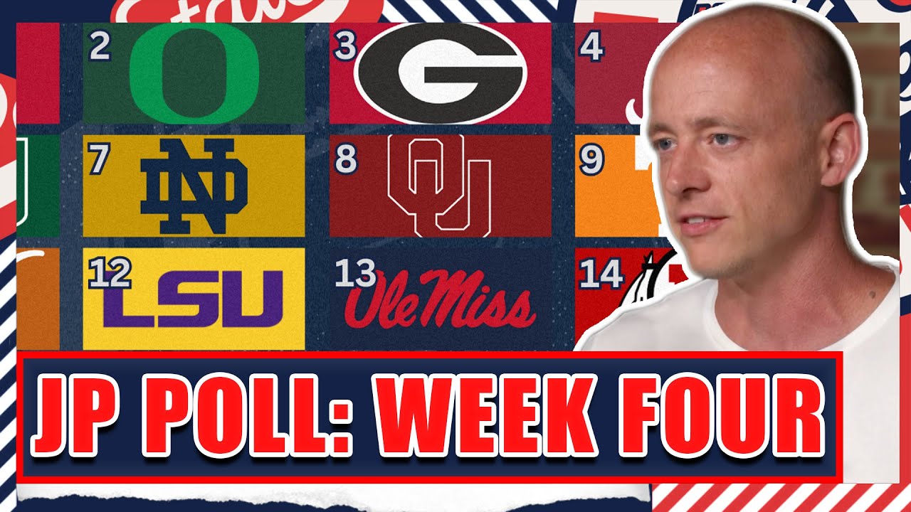 JP Poll Week 4 Edition: Notre Dame & Alabama STILL Top 10?!