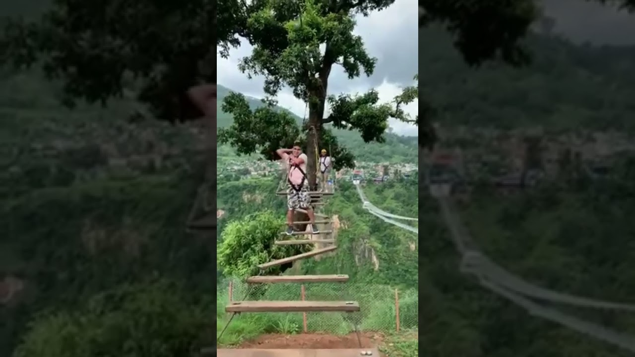 #kusma #thecliff #crazybridge #bungee #amazing The crazy bridge 🌉