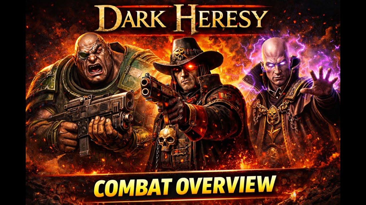 Обзор боевой системы Dark Heresy Warhammer 40K: описание основных персонажей в предстоящей игре о...