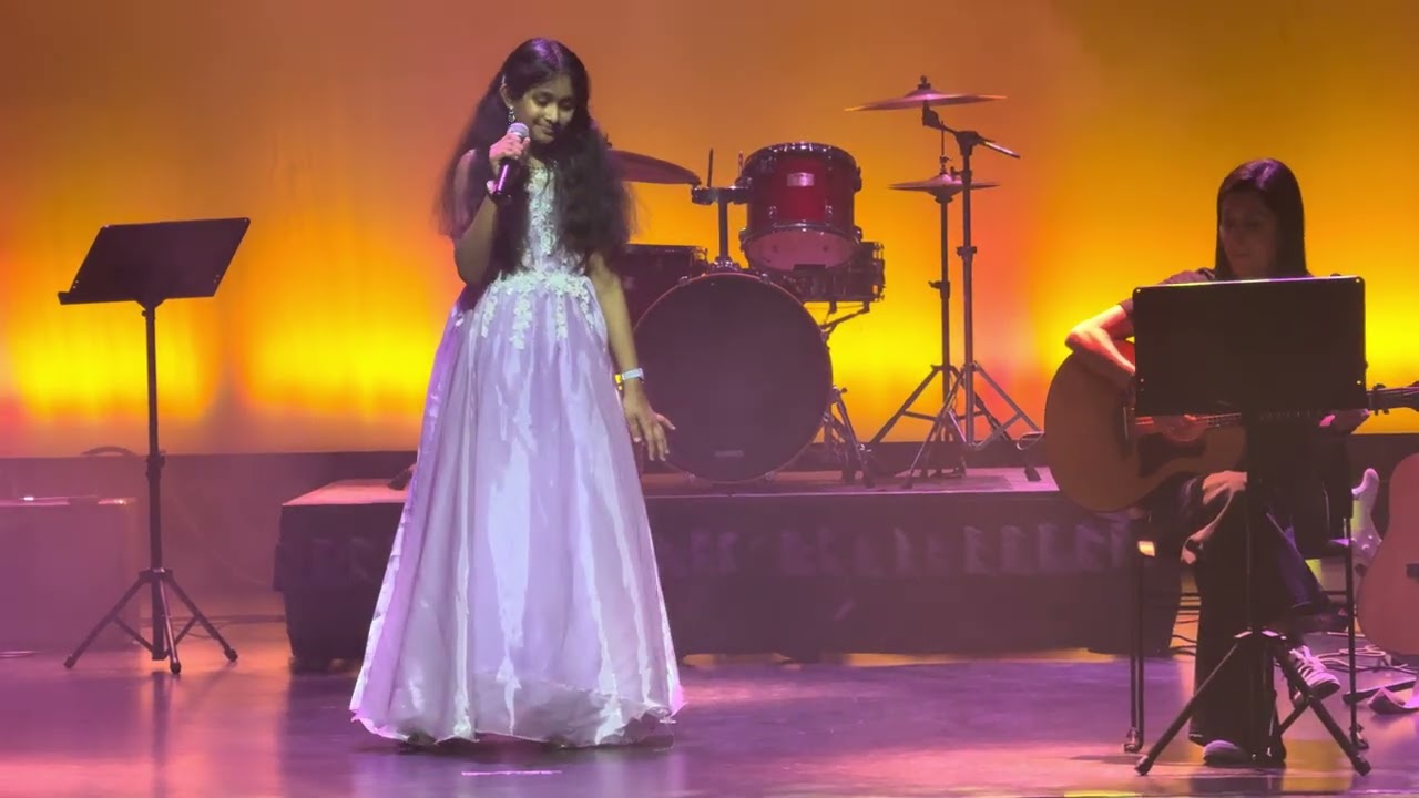Love story sung by Avanthika at Vocal roads recital
