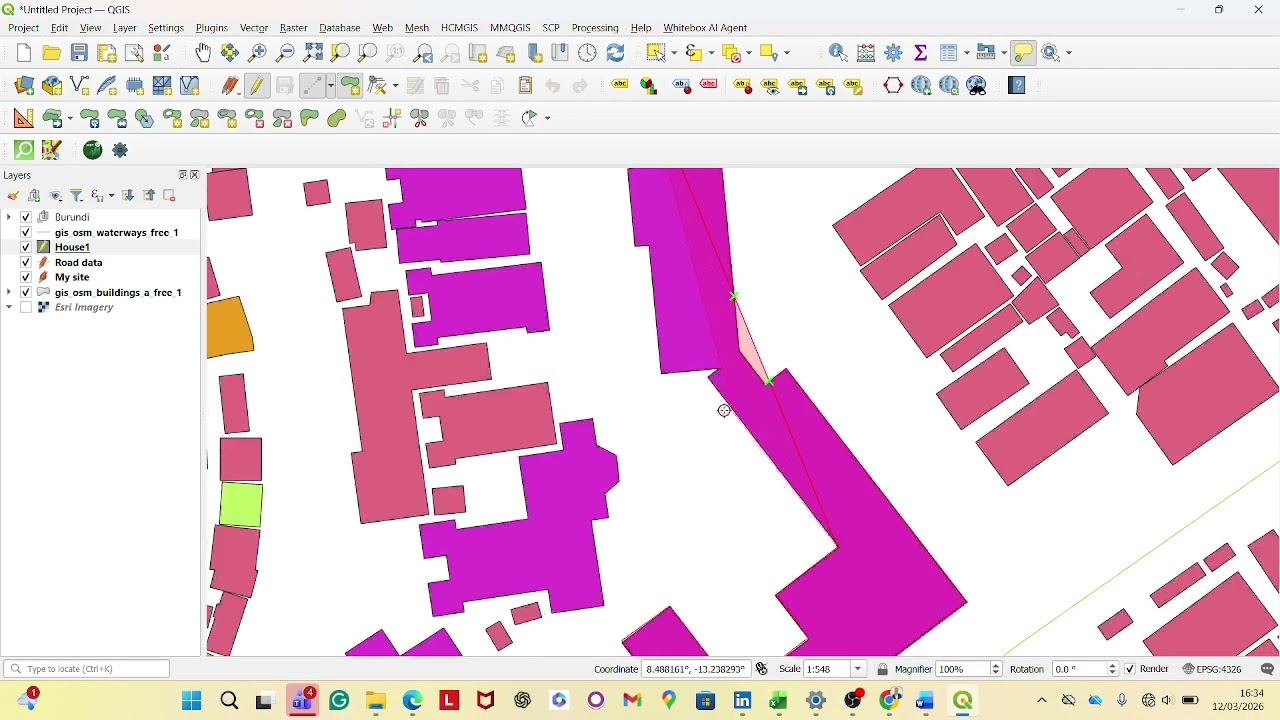 Manual Digitization of Vector Data in Qgis