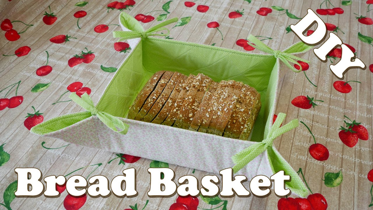 DIY How to Make a Quilted Fabric Bread Basket | Coudre un Panier à Pain | Bravo Dada