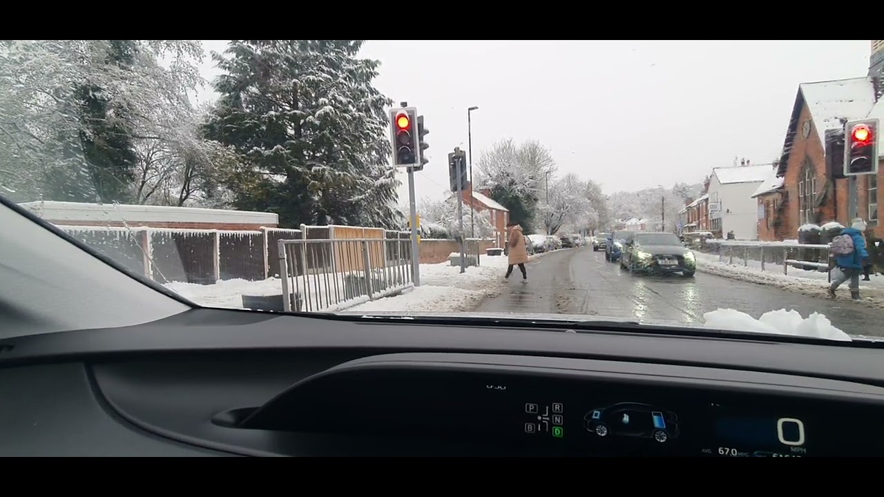 SNOW IN DERBY, UK (NOVEMBER 19TH 2024)...DRIVE ALONG    #snow #november2024 #unitedkingdom #driving