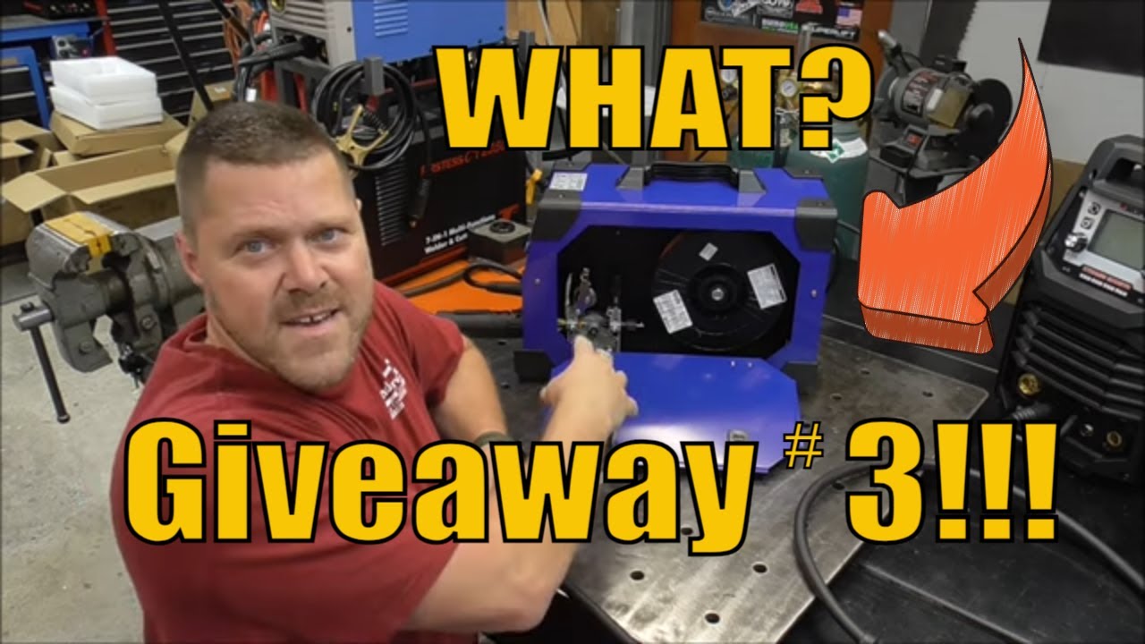 WELDER GIVEAWAY #3 Official Video Multi Process Welder MIG TIG MMA