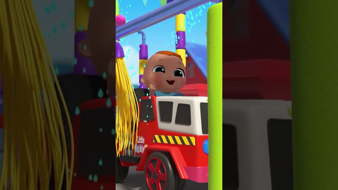 Car Wash Song | Little Angel 😇💓| Colors For Kids 🏳️&zwj;🌈🌈