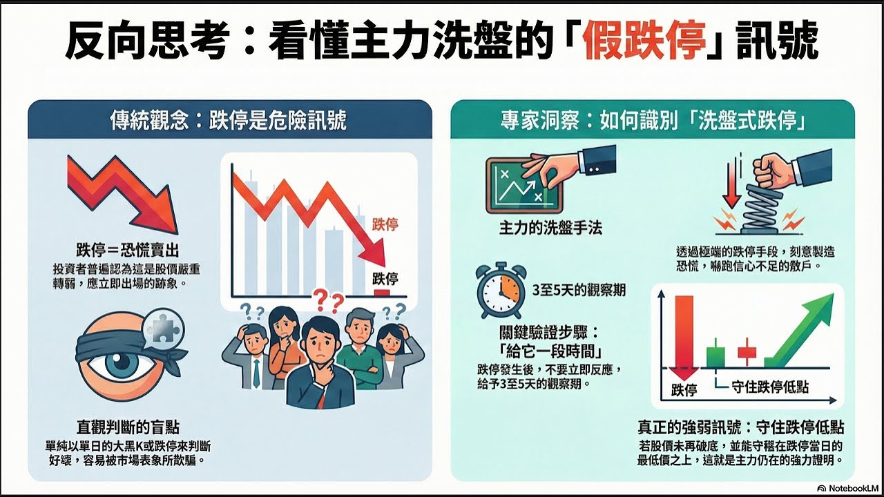 AI談舊片: 跌停是主力洗盤手法 你一定要懂!