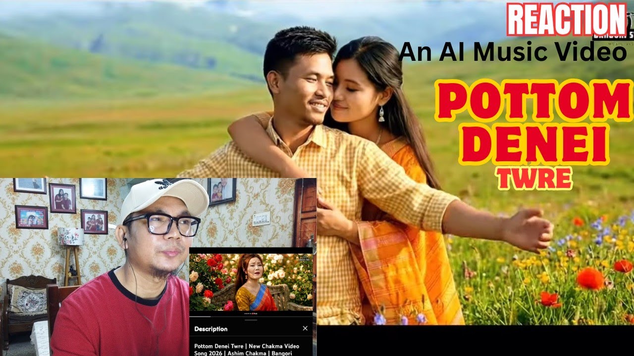 REACTION ON An AI Music Video | Pottom Denei Tore | In Chakma