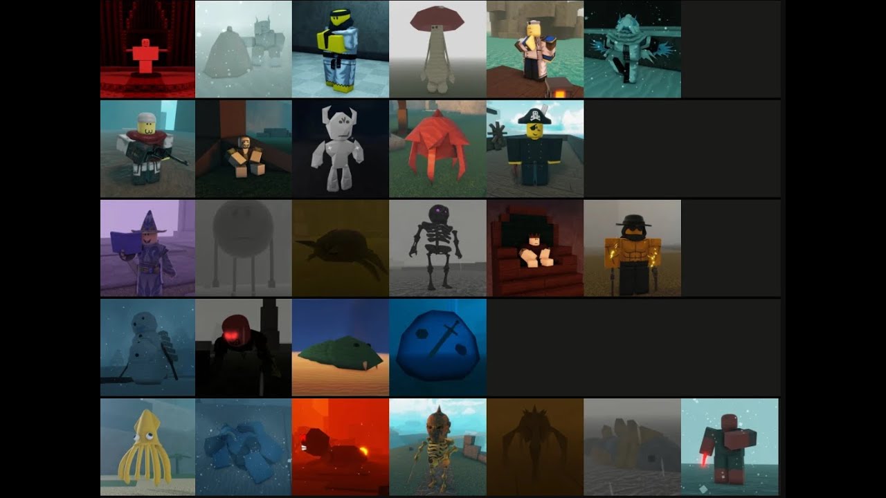 Every Boss Tiered Depending how easily I could defeat it | Pilgrammed : Realistic