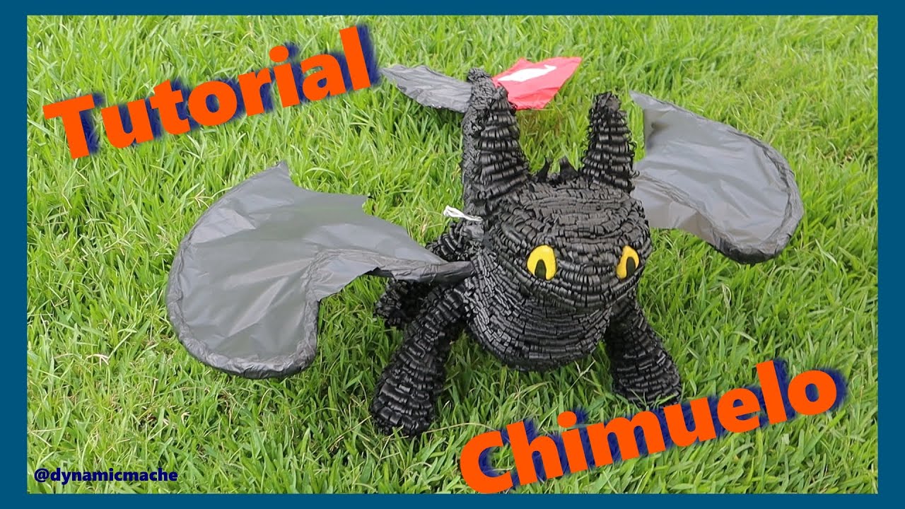 Como hacer una pinata de dragon