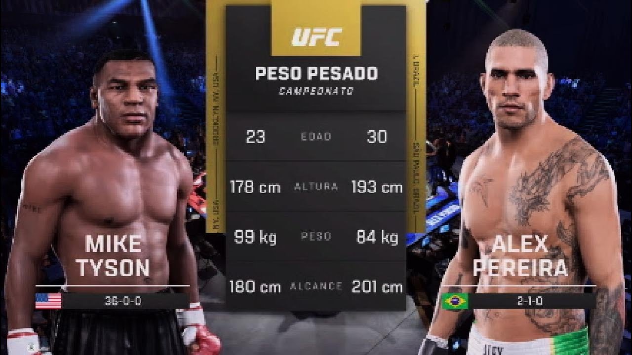 UFC 5 l Mike Tyson vs. Alex Pereira Origenes | EA SPORTS UFC 5 Iron Mike Tyson Standing Fight